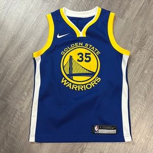 Boys Golden State Warriors Durant Replica Jersey - Youth Small